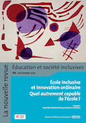 Revue NR-ESI n° 91. L'Éducation inclusive face à l'innovation ordinaire